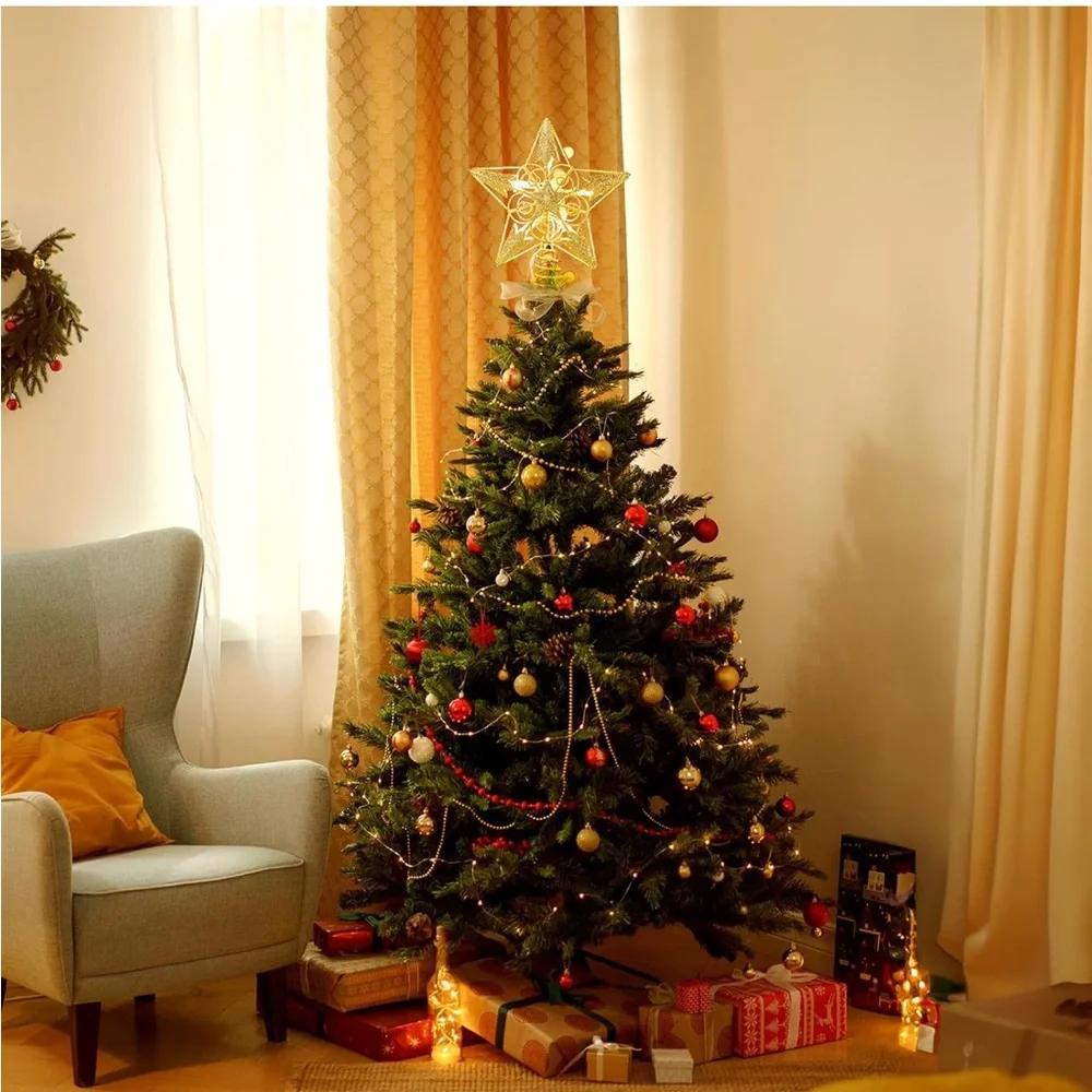 Gold Star Tree Topper